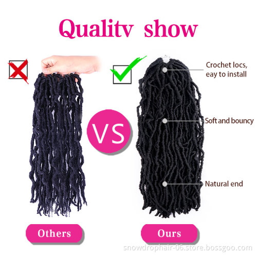 36"  extension braid  custom braiding heat resistant fiber synthetic crotchet curly loc hair